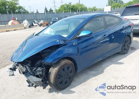 2016 Hyundai Elantra Se from USA, damaged, VIN KMHDH4AE3GU650452